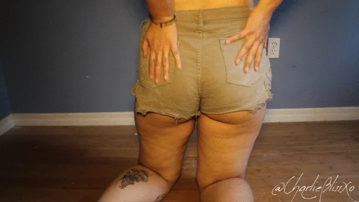Ass in High Waisted Shorts