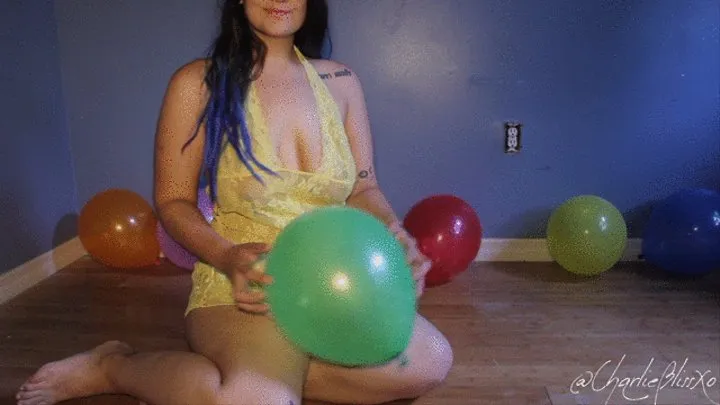 First Time Balloon Popping!