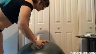 Riding the Exercise Ball