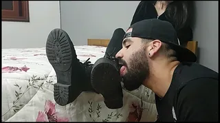 LICKING MY BOOTS AND SOLES #3