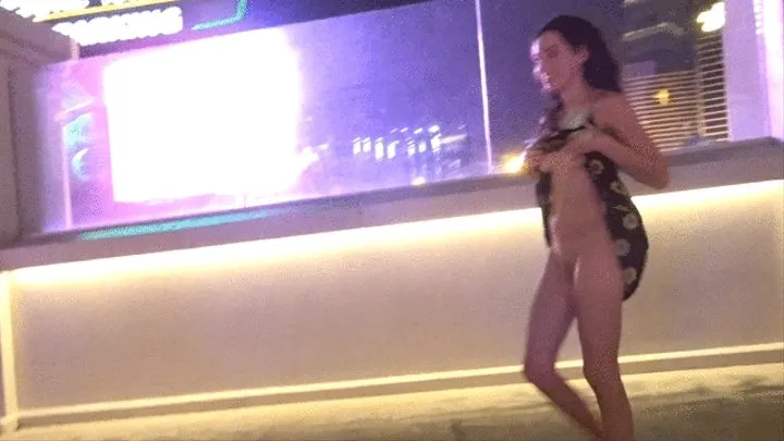 Real slut in public pt1