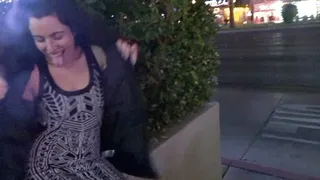 Caught Cumming on the Public Sidewalk