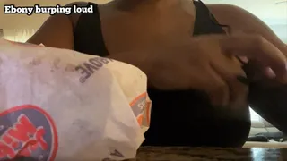 Ebonybooty49 Burping Loud