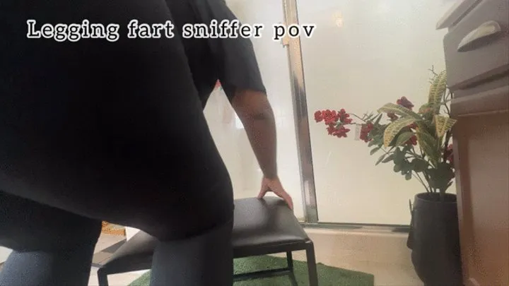 Sniff my Legging Farts POV - ebonybooty49