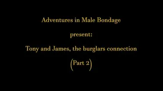 Tony and James, the burglars connection (Part 2)