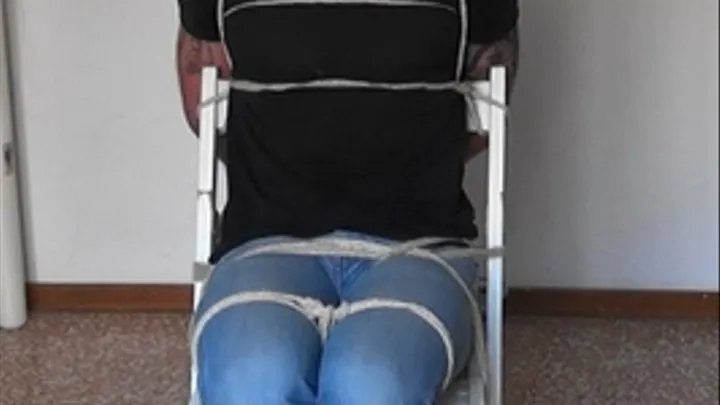 Robbed in hogtied and chairbound! (Part 2)-Quicktime