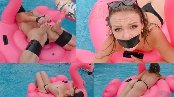 Bratty Pool Girl gets punished FULL