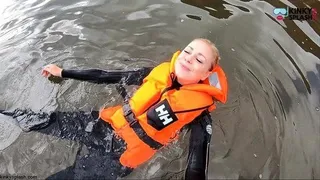 Life Jacket Meditation In Open Water