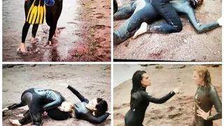 Wetsuit Catfight