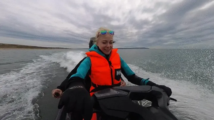 Gagged and Gunning It: Jet Ski Adventure