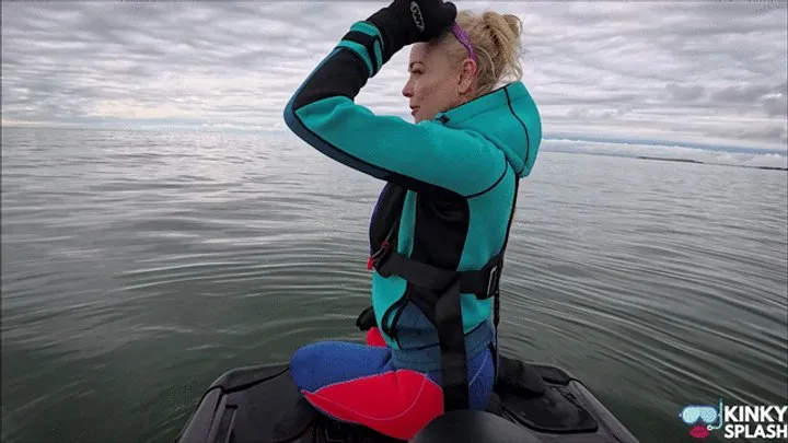 Lifejacket Edging Out At Sea