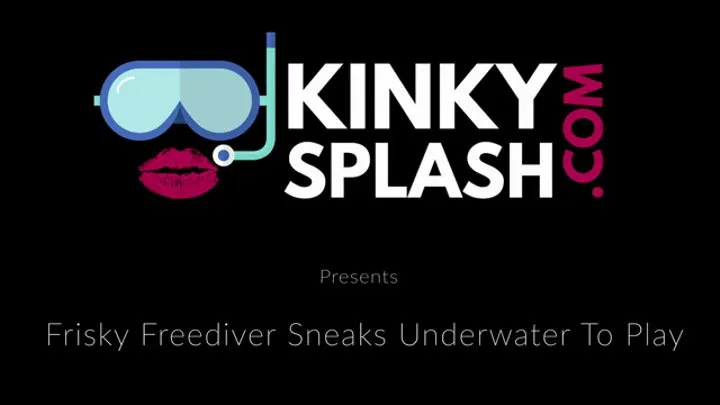 Frisky Freediver Sneaks Underwater To Play