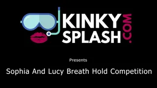 Sophia and Lucy's Breath Hold Competition