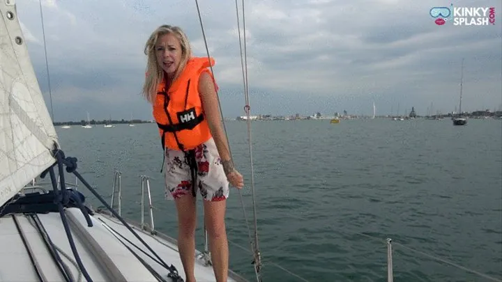 Moaning Model Falls Off yacht In Lifejacket