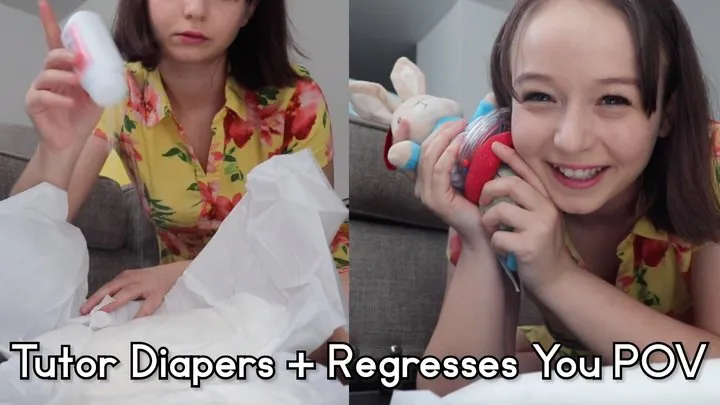 Tutor Diapers and Regresses You POV