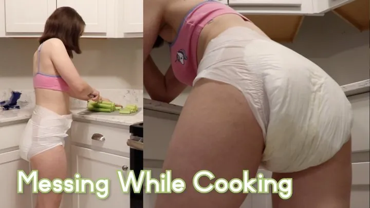 Diaper Mess While Cooking