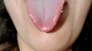 Amateur Mouth exploring, and tongue