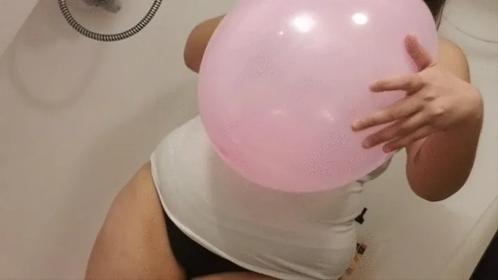 Just for fun Wet T-shirt and Balloons