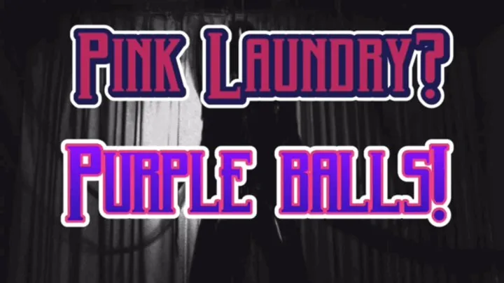 Gimp Training: Pink Laundry? Purple Balls! HD