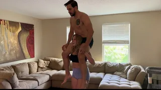 Cay Baby Helps 190 LB Client With Fear of Heights Using Lifty and Carry