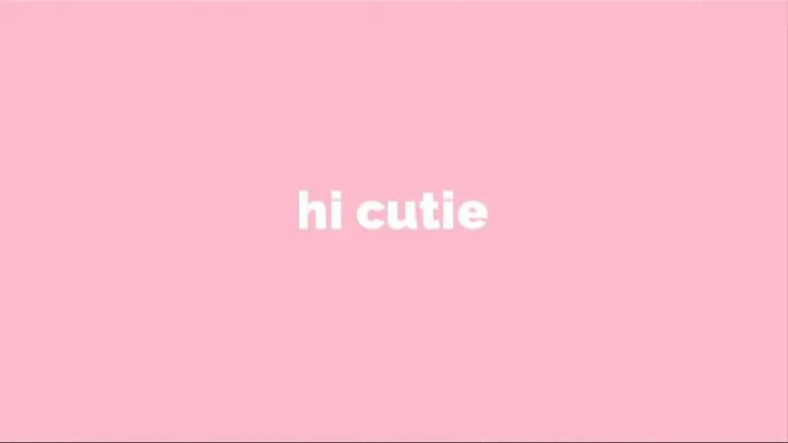 Audio Message Hi Cutie