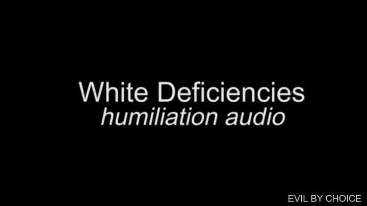 White Deficiencies