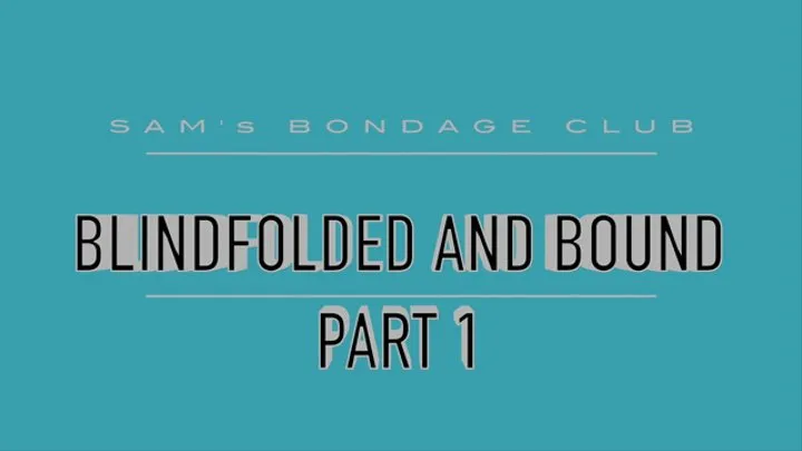 Blindfolded and Bound part 1