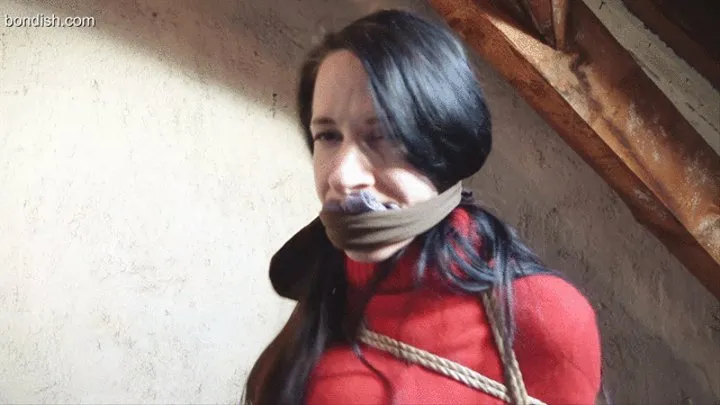 THE PERILS OF PAULA: CHAIRTIED & GAGGED IN THE VILLAINS LAIR