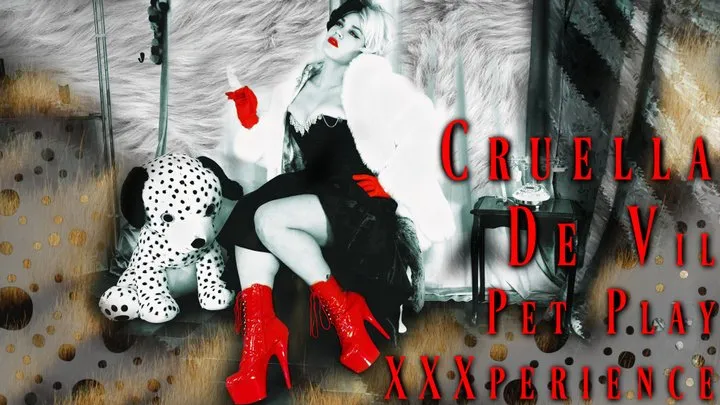 Cruella De Vil Pet Play XXXperience (doggy POV)