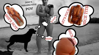 Canine Vision POV- mating w hot island girl