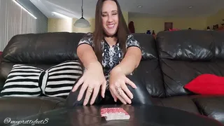 Stroke to Feet or Dicks Card Game JOI 2
