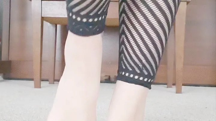 Footless Fishnets JOI