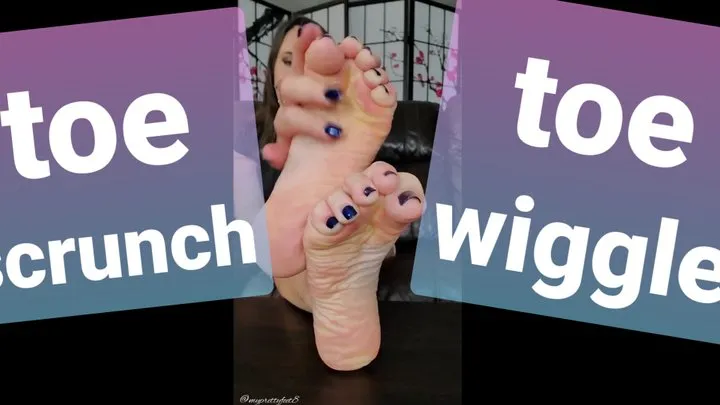 Scrunched and Wiggling Toes JOI