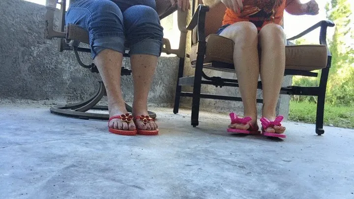 Step-Mother Step-Daughter Flipflop Dangle