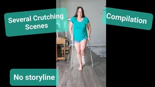 Walking in Crutches Compilation
