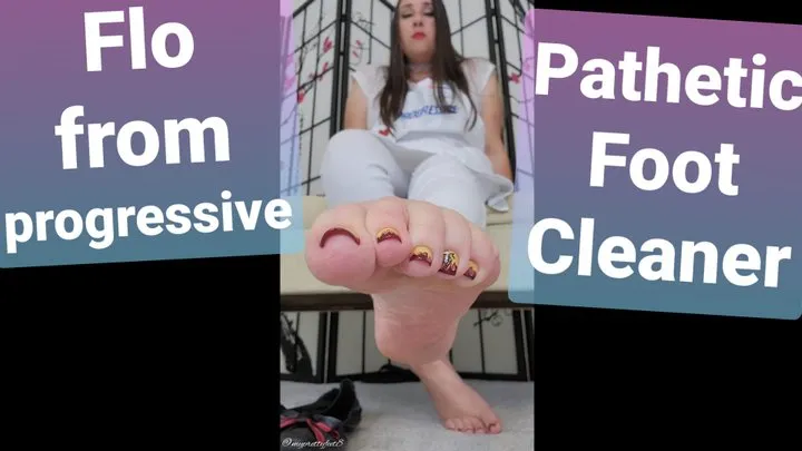 Flo's Pathetic Foot Slave