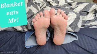 Stuck Under Blanket Foot Humiliation