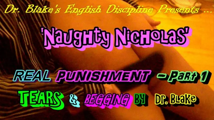 Young Nicholas Gets Real Punishment to Tears and Begging in his PJs - Part 1