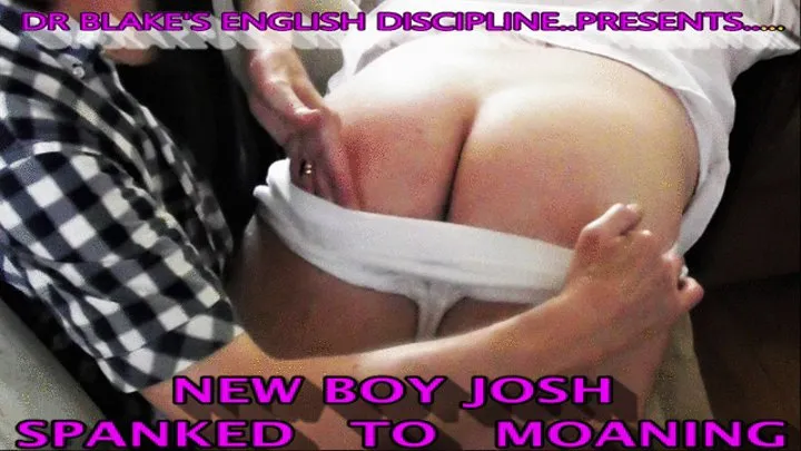 New Boy Josh, 26, Sensually Spanked to Moaning