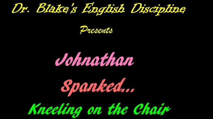 Johnathan - Spanked Kneeling