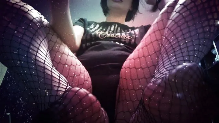 You are Weak For My Feet In Fishnets JOI