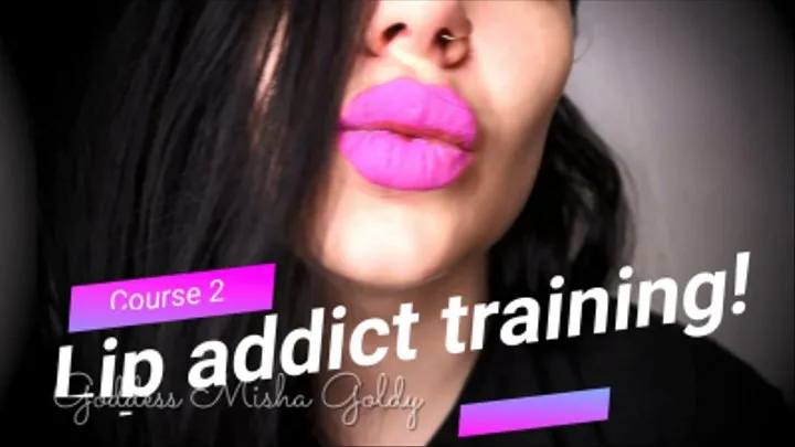 Lip addict training! Course 2! Spray all the cum around you!