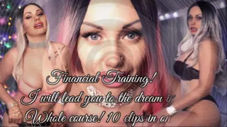 Financial Training! I will lead you to the dream in reality! WHOLE COURSE! 10 clips in one!