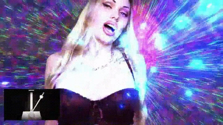 3Dio ASMR! Psychedelic trance! Sniff and goon all over My big fake Tits!