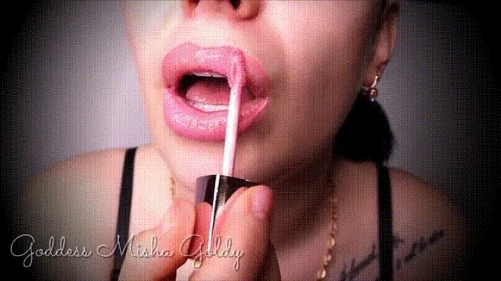 Become weaker for Me! My lipstick covered lips are all that you need