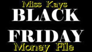 Black Friday Money File Audio Only