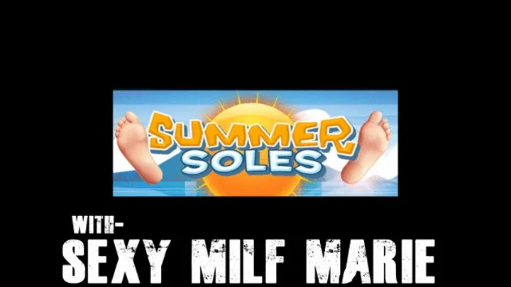 Sexy Milf Marie Summer Painted Toes