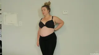 Pregnant Bra Modelling 2