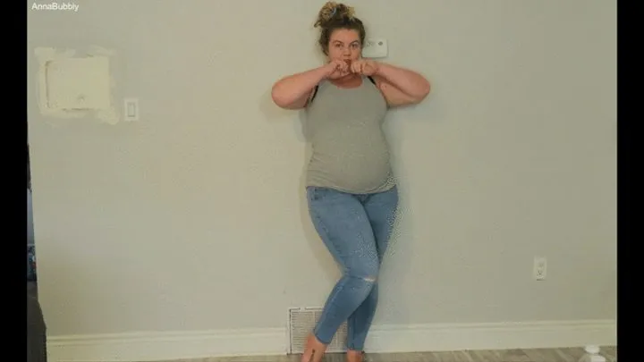 Pregnant Desperation and Jeans Re-wetting