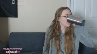 Gamer Girl Gets Facial